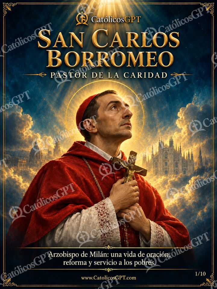 Imagen católica de Santo Carlos Borromeo 01 de 10 — Santos y arcángeles