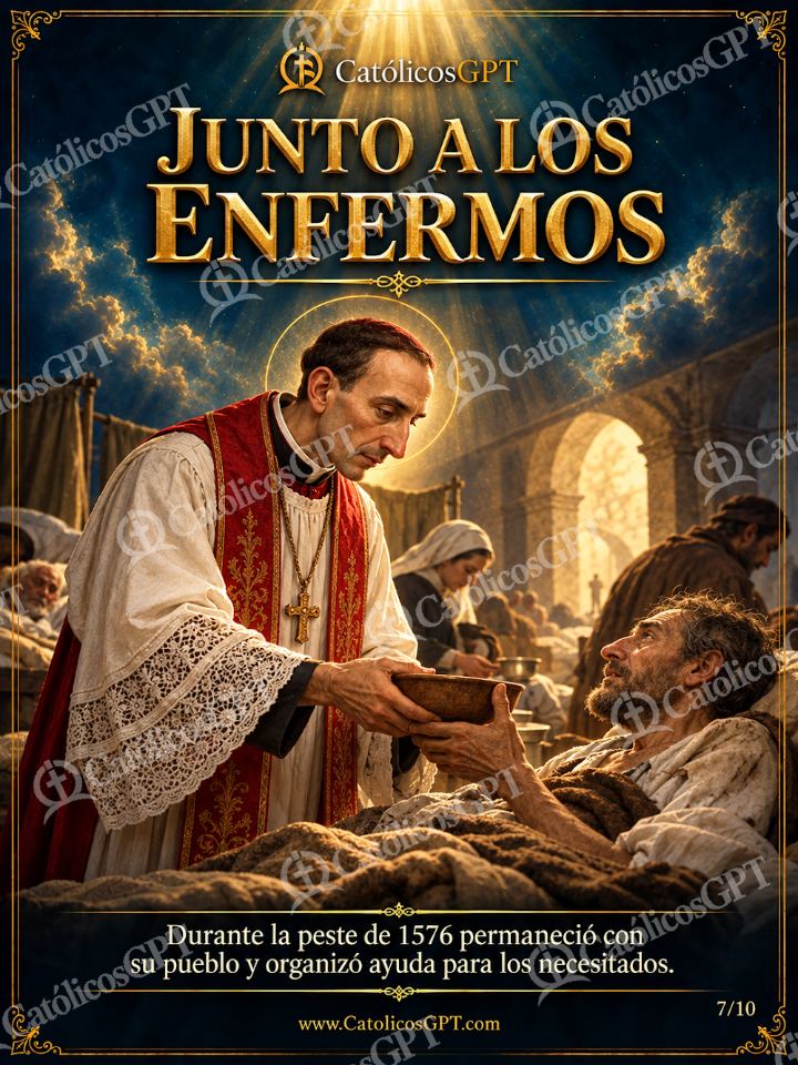 Imagen católica de Santo Carlos Borromeo 07 de 10 — Santos y arcángeles