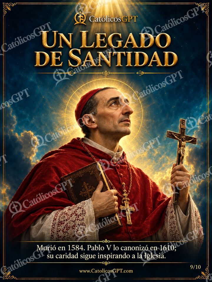 Imagen católica de Santo Carlos Borromeo 09 de 10 — Santos y arcángeles