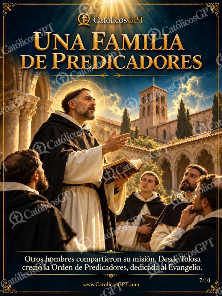 Imagen católica de Santo Domingo de Guzman 07 UNA FAMILIA DE PREDICADORES — Santos y arcángeles