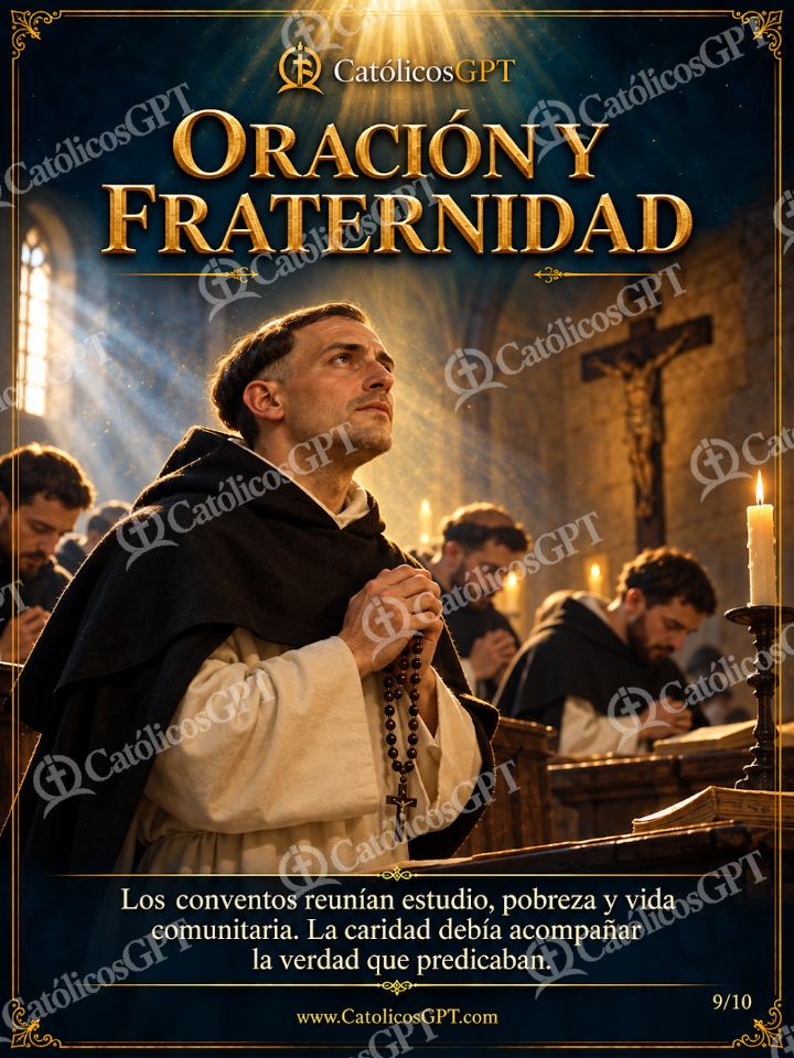 Imagen católica de Santo Domingo de Guzman 09 ORACION Y FRATERNIDAD — Oración y devociones
