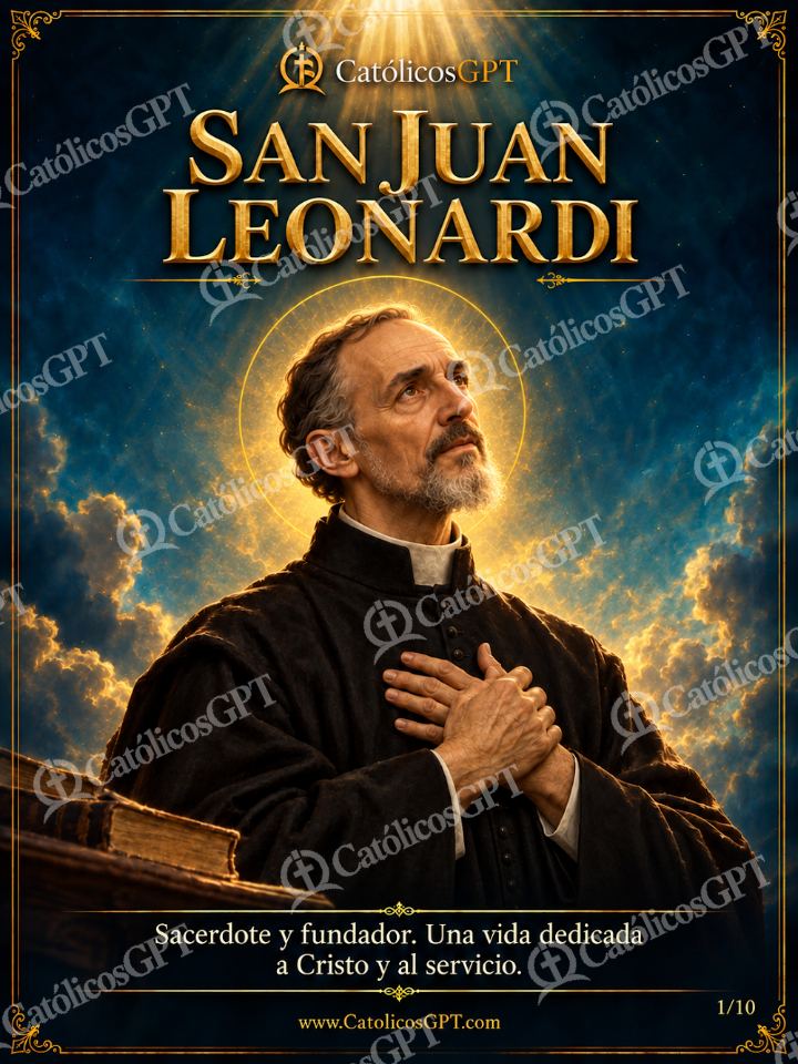 Imagen católica de Santo Juan Leonardi 01 de 10 — Santos y arcángeles