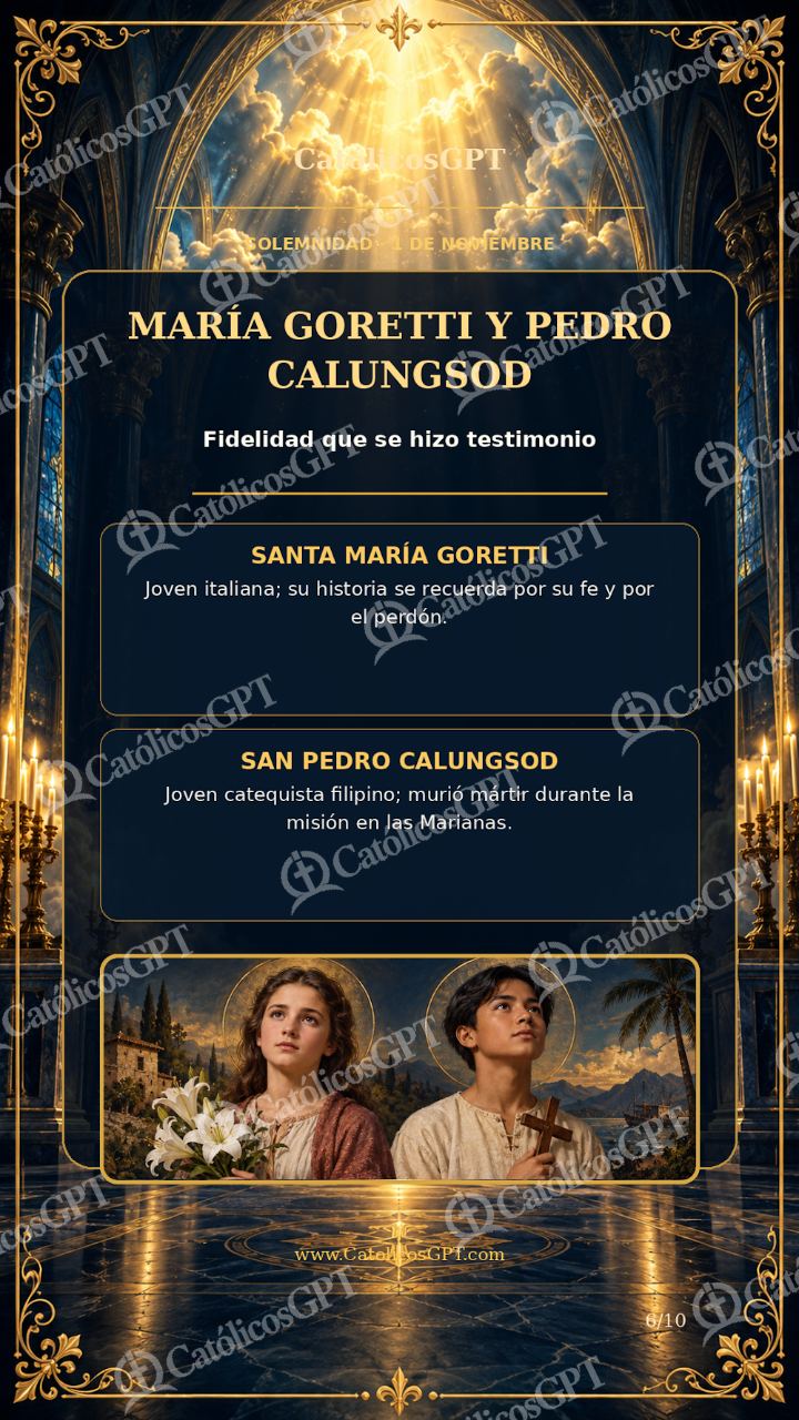 Imagen católica de Todos los Santos Jovenes — Vidas de Santos