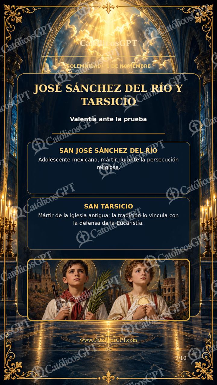 Imagen católica de Todos los Santos Jovenes — Vidas de Santos