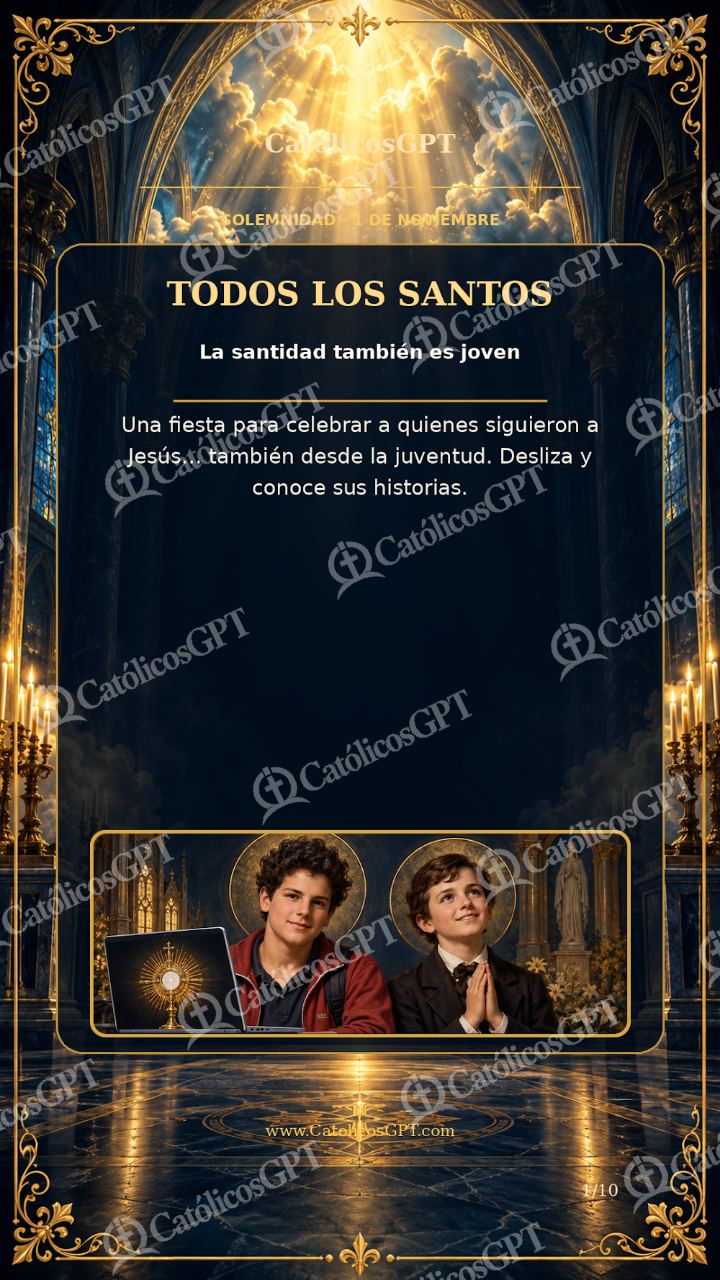 Imagen católica de Todos los Santos Jovenes — Vidas de Santos