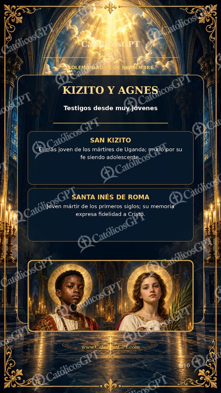 Imagen católica de Todos los Santos Jovenes — Vidas de Santos