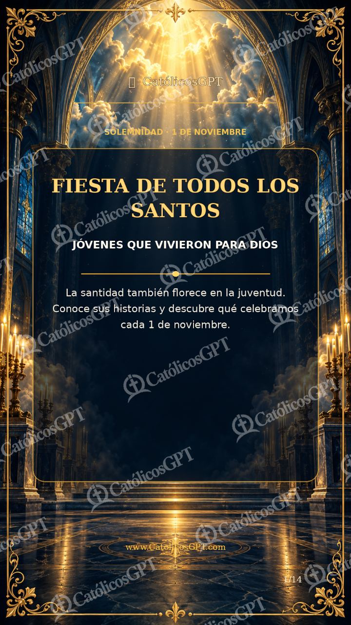 Imagen católica de Todos los Santos Jovenes — Vidas de Santos