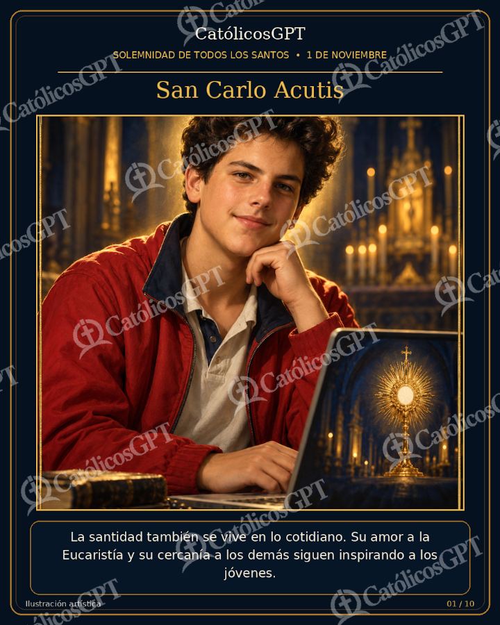 Imagen católica de Todos santos final 01 — Vidas de Santos