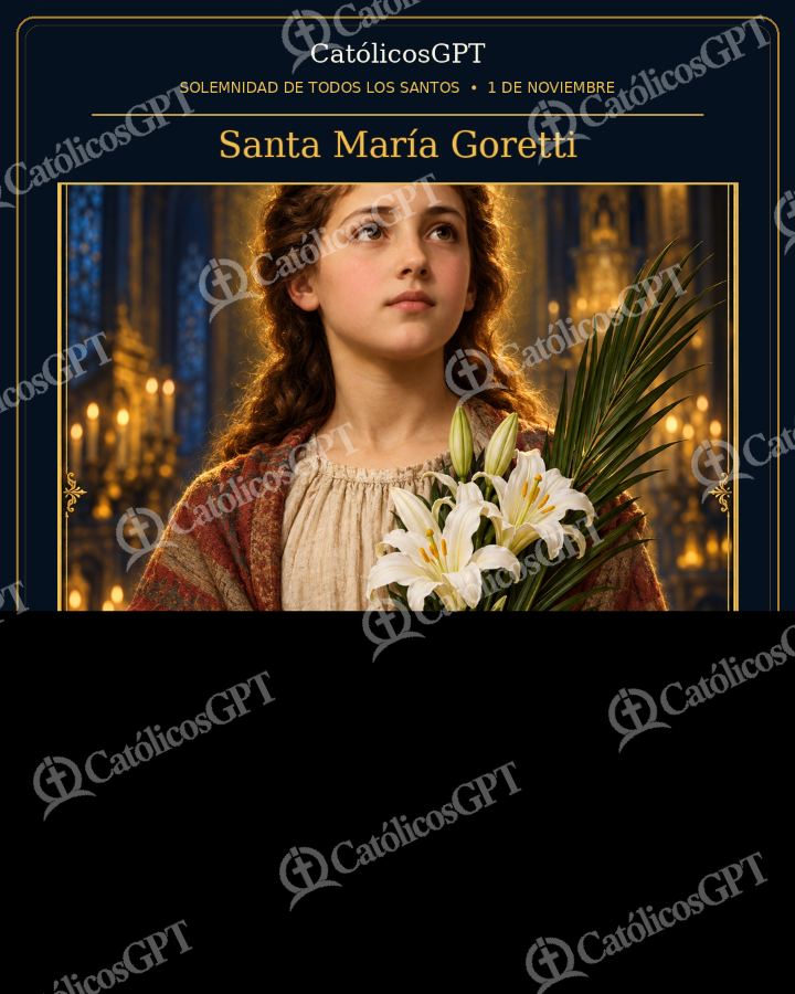 Imagen católica de Todos santos final 03 — Vidas de Santos
