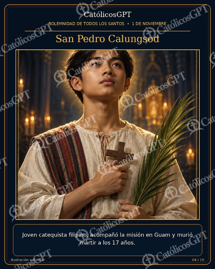 Imagen católica de Todos santos final 04 — Vidas de Santos