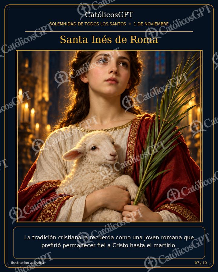 Imagen católica de Todos santos final 07 — Vidas de Santos