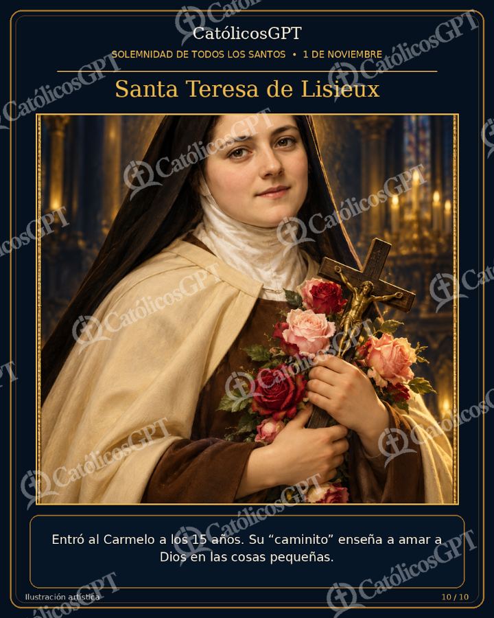 Imagen católica de Todos santos final 10 — Vidas de Santos