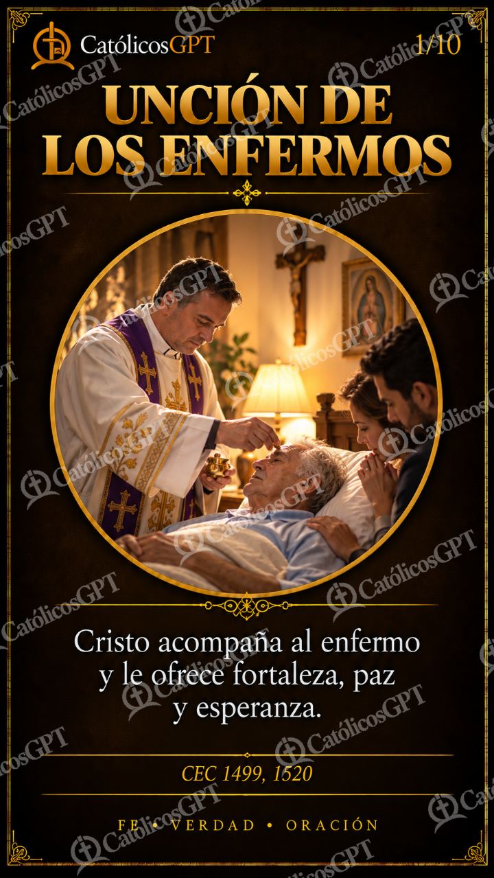 Imagen católica de Uncion de los Enfermos 01 CatolicosGPT 9x16 — Formación católica