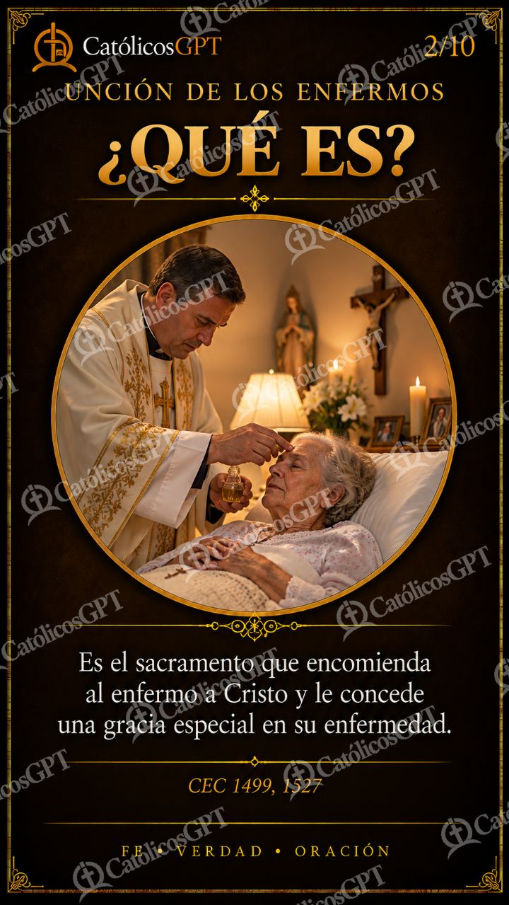 Imagen católica de Uncion de los Enfermos 02 CatolicosGPT 9x16 — Formación católica