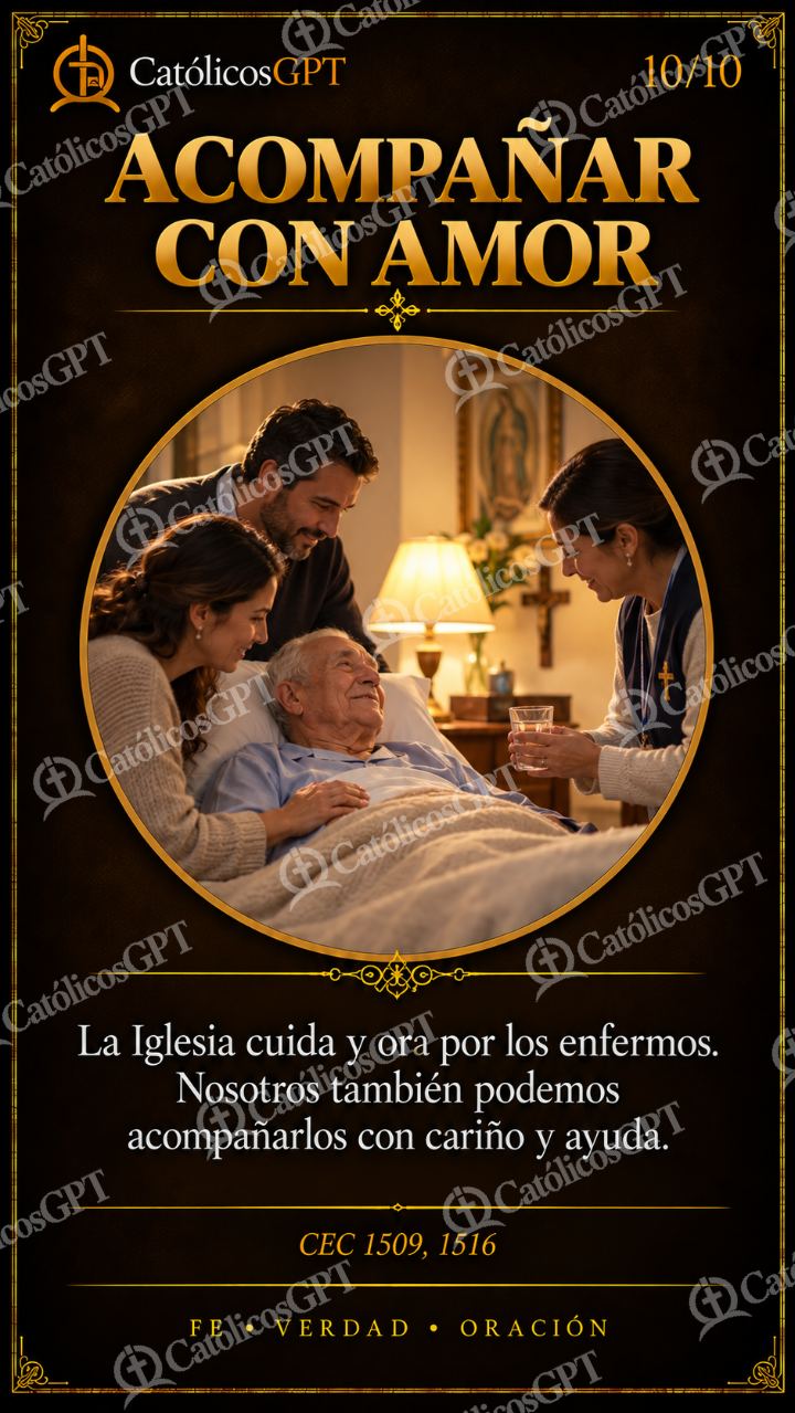 Imagen católica de Uncion de los Enfermos 10 CatolicosGPT 9x16 — Formación católica