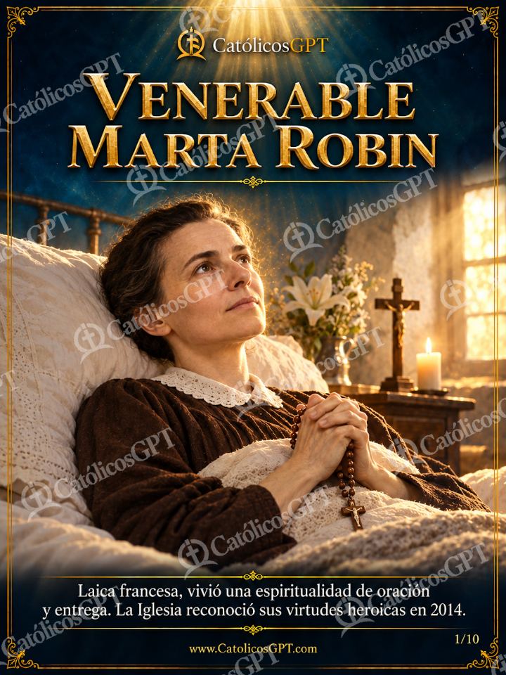 Imagen católica de Venerable Marta Robin 01 VENERABLE MARTA ROBIN — Formación católica