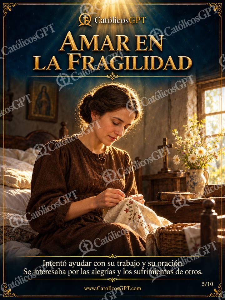 Imagen católica de Venerable Marta Robin 05 AMAR EN LA FRAGILIDAD — Formación católica
