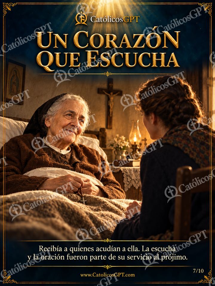 Imagen católica de Venerable Marta Robin 07 UN CORAZON QUE ESCUCHA — Formación católica