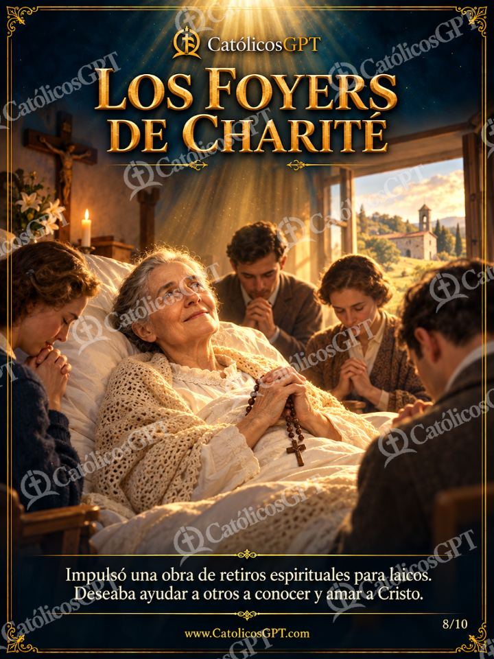 Imagen católica de Venerable Marta Robin 08 LOS FOYERS DE CHARITE — Formación católica