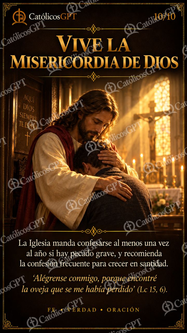 Imagen católica de Vive la Misericordia de Dios — Formación católica